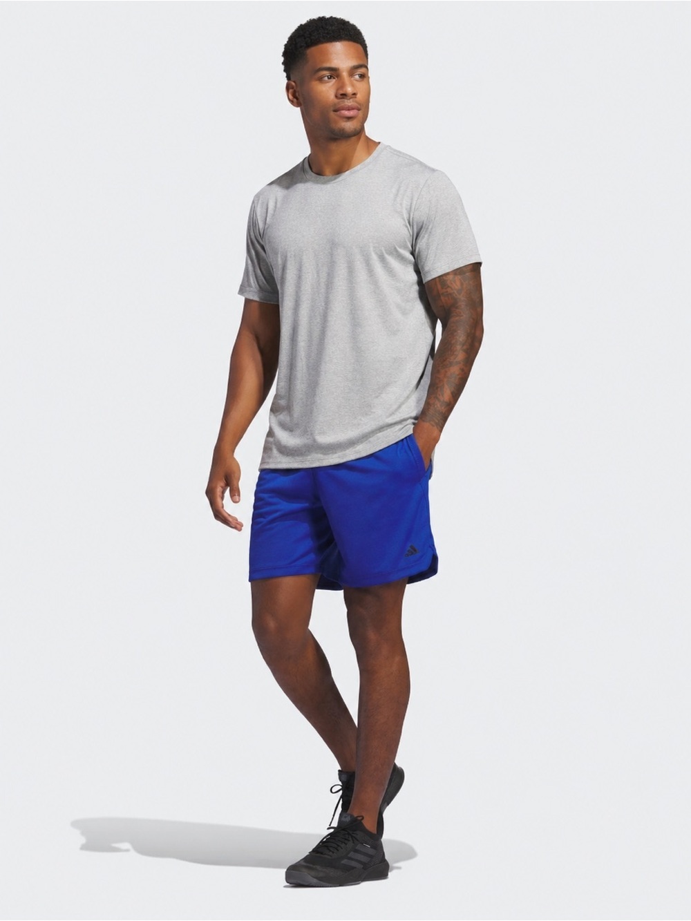 NWT Adidas Men’s Axis Knit 4.0 Royal Blue 7" Training Shorts, Size XL